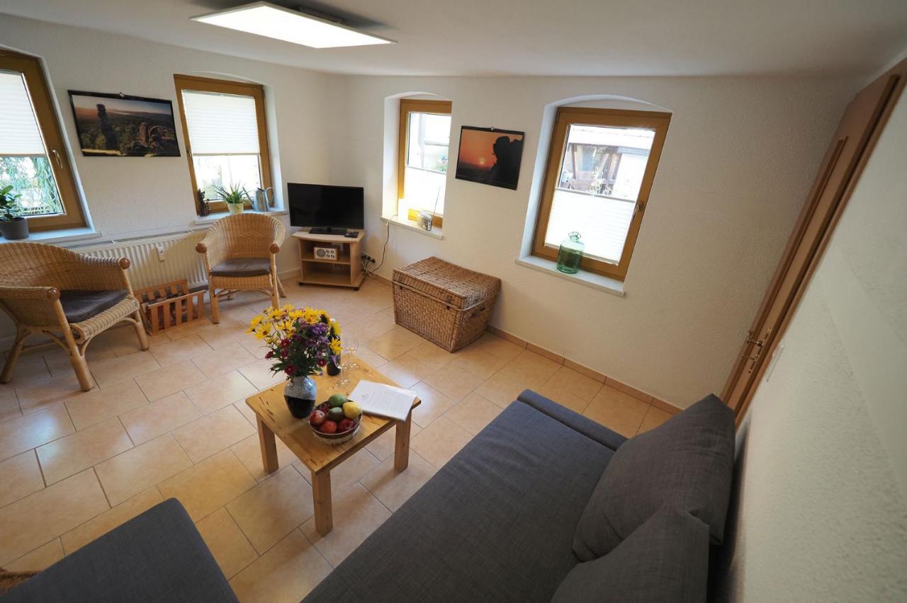 Haus Felsental Lägenhet Rathen Exteriör bild
